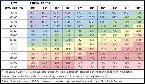 Black Eagle Deep Impact Fletched Arrows - 12 Pack