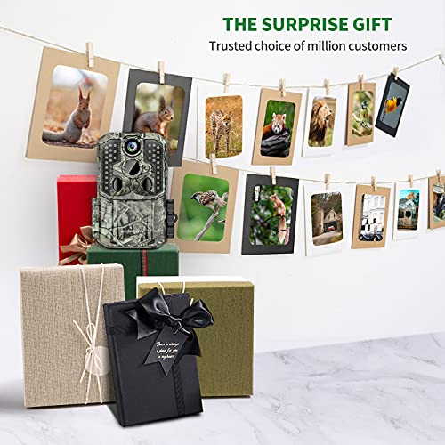 WOSPORTS Trail Camera 36MP 4K Motion Activated Night Vision