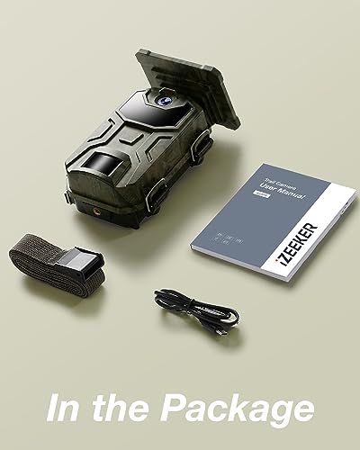 iZEEKER Solar Trail Camera: Night Vision and Waterproof