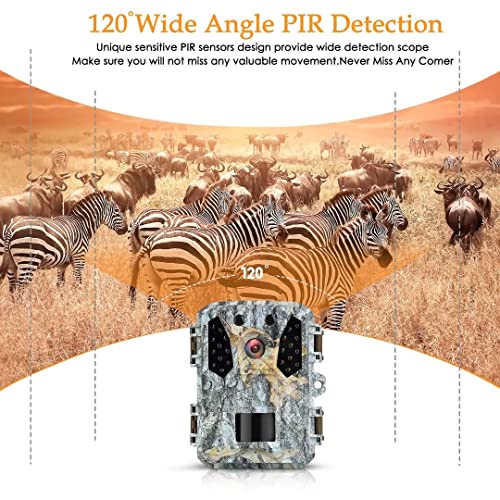 Hawkray Trail Camera 20MP 1080P with Accessories