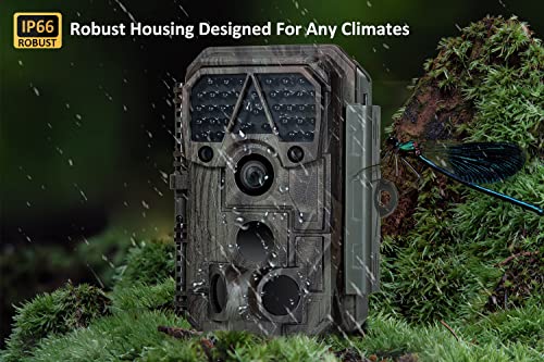 Meidase Trail Camera: 48MP, 1296p, 100ft Night Vision