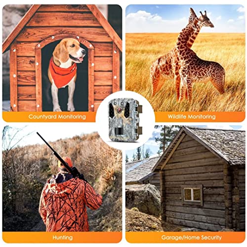 Hawkray Trail Camera 20MP 1080P with Accessories