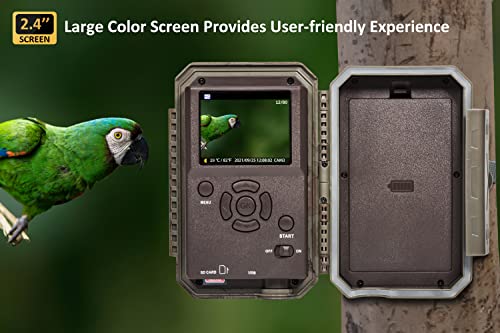 Meidase Trail Camera: 48MP, 1296p, 100ft Night Vision