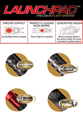 Carbon Express Maxima RED Fletched Carbon Arrows, 350 Spine