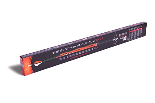 Carbon Express Maxima RED Fletched Carbon Arrows, 350 Spine