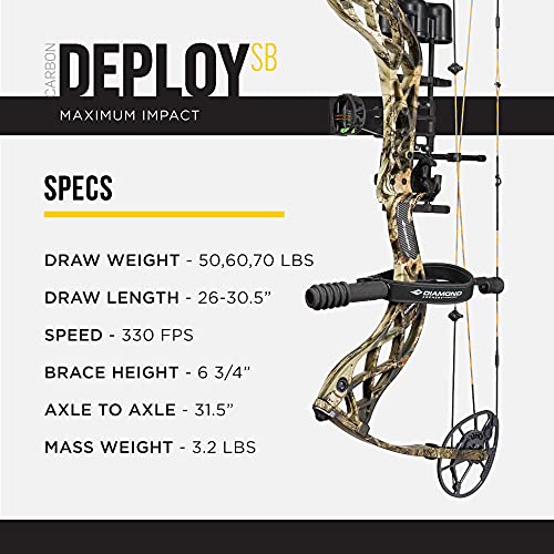 Diamond Archery Deploy SB Breakup Camo LH 70lb Bow