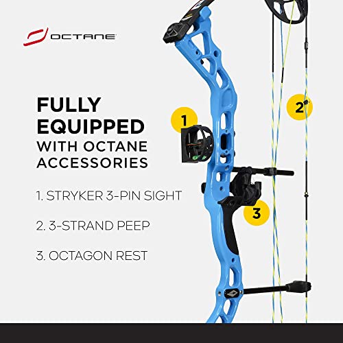 Diamond Archery Prism Compound Bow - Electric Blue, 55 lbs - RH