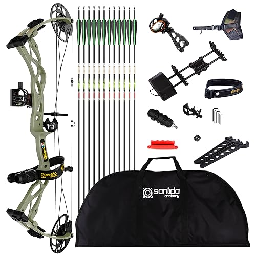 Sanlida Dragon X9 Compound Bow Package for Adults