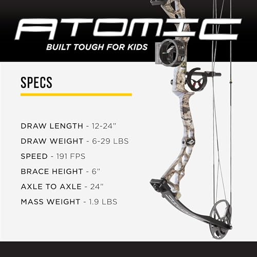 Diamond Archery Atomic Compound Bow, 29lb Draw, Right Hand