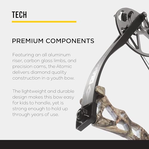 Diamond Archery Atomic Compound Bow, 29lb Draw, Right Hand
