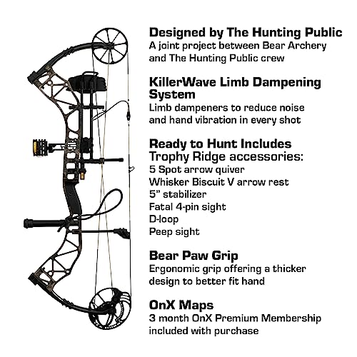 Bear Archery ADAPT Adult Compound Bow Package 70lb