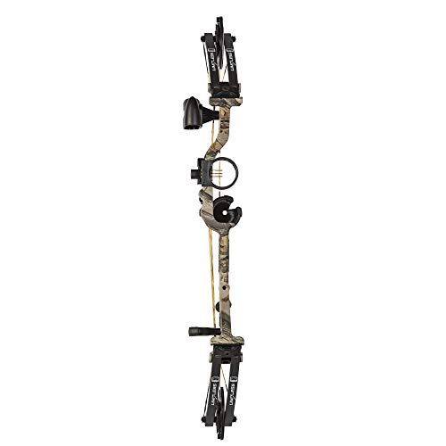 Bear Archery Dual Cam Compound Bow with Accessories- God's Country