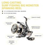 HAUT TON NGK-14000 Spinning Reel, Surf Fishing Reel