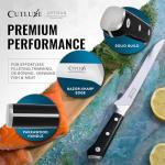 Cutluxe 6" Boning & Fillet Knife for Meat Trimming