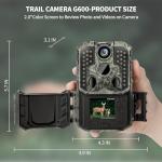 WOSPORTS Trail Camera 36MP 4K Motion Activated Night Vision