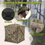 TIDEWE 270° See Through Hunting Blind, Portable Camo
