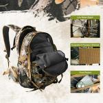 600D Waterproof Hunting Backpack with Bow Holder, 30L