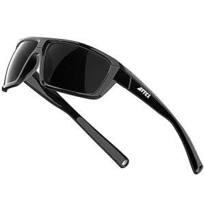 ATTCL Polarized Wrap Sunglasses Men Fishing Cycling Driving