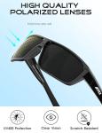 ATTCL Polarized Wrap Sunglasses Men Fishing Cycling Driving
