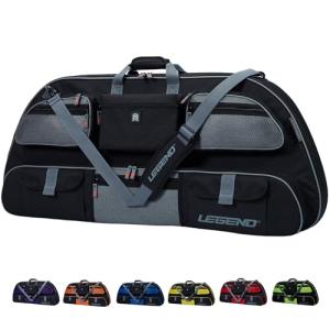 Legend Apollo Travel Compound Bow Case - Lightweight, Spacious, Shock-Absorbing, Arrow Tube Holder
