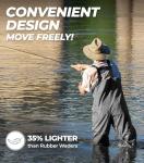 Foxelli Waterproof Chest Waders for Men & Women