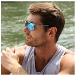 DUCO Men's Polarized Sports Sunglasses with UV Protection