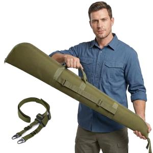 Luonfels 52" Shotgun Case with Thick Padding, Adjustable Strap