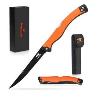 KastKing Folding Fillet Knife, Razor Sharp Stainless-Steel Blade