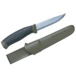Morakniv Carbon Steel Fixed-Blade Knife, 4.1 Inch, Military Green