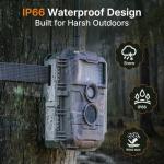 GardePro E6 WiFi Trail Camera 32MP 1296P Game Security