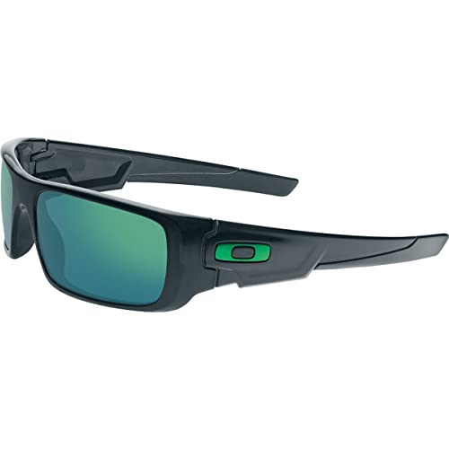 Oakley Crankshaft Sunglasses, Black Ink/Jade Irid