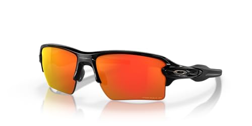 Oakley Flak 2.0 XL Sunglasses, Polished Black/Ruby Polarized