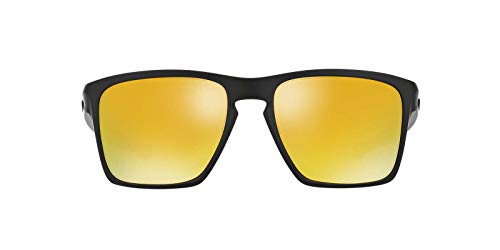 Oakley Men's OO9341 Sliver XL Sunglasses, Black/24K Iridium