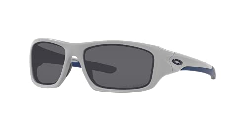 Oakley Men's Valve Rectangular Sunglasses, Matte Fog/Grey