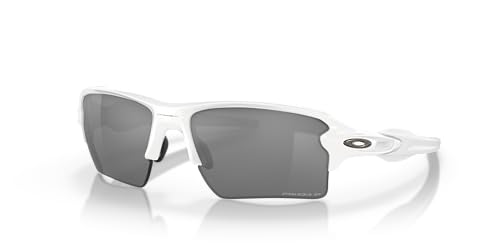 Oakley Flak 2.0 XL Sunglasses, White/Prizm Black Polarized