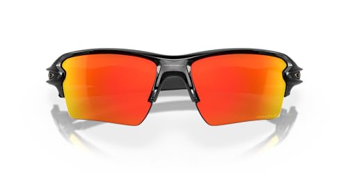 Oakley Flak 2.0 XL Sunglasses, Polished Black/Ruby Polarized