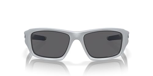Oakley Men's Valve Rectangular Sunglasses, Matte Fog/Grey
