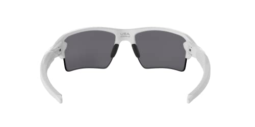 Oakley Flak 2.0 XL Sunglasses, White/Prizm Black Polarized