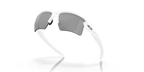 Oakley Flak 2.0 XL Sunglasses, White/Prizm Black Polarized