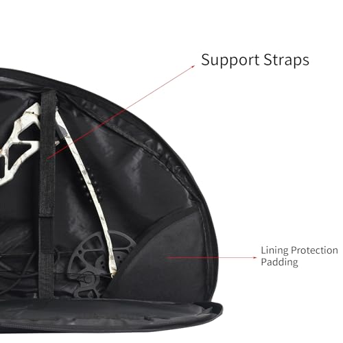 FENJANER Archery Compound Bow Case with Arrow Quiver