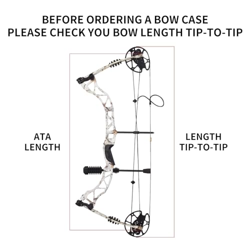 FENJANER Archery Compound Bow Case with Arrow Quiver
