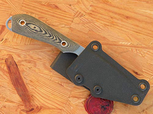 White River M1 Caper Knife, Black/Olive Canvas