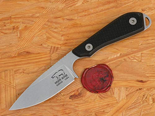 White River Backpacker Pro Hunting Knife - Black G10