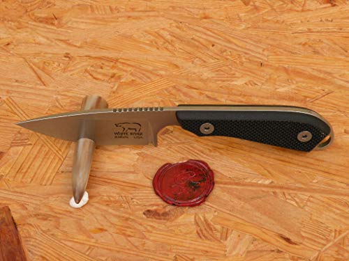 White River Backpacker Pro Hunting Knife - Black G10