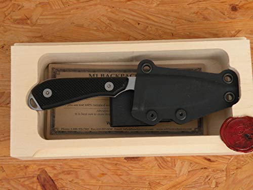 White River Backpacker Pro Hunting Knife - Black G10