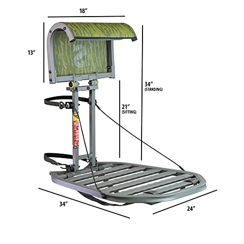 Summit Treestands Dual Axis Hang-On Treestand, Camo