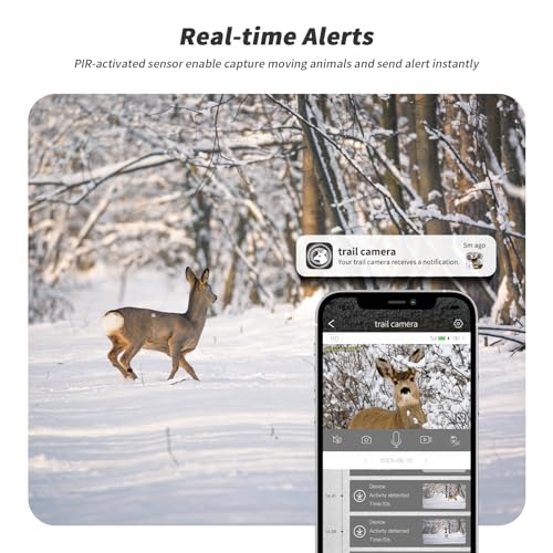 SEHMUA 4G LTE Trail Cameras with Live Streaming