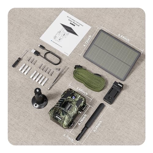 SEHMUA 4G LTE Trail Cameras with Live Streaming