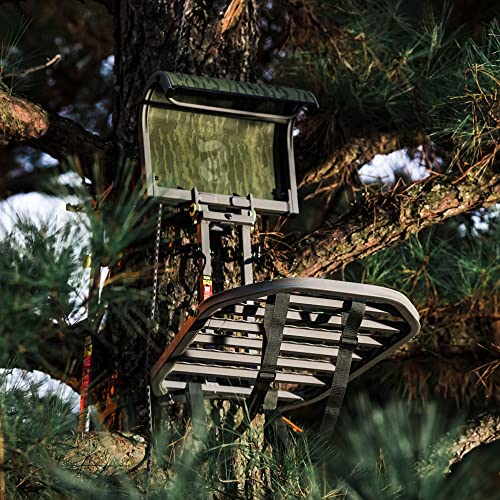 Summit Treestands Dual Axis Hang-On Treestand, Camo