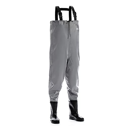 Foxelli Chest Waders - Waterproof Fishing Waders with Boots